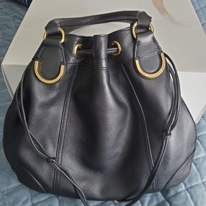 Juicy couture black leather purse